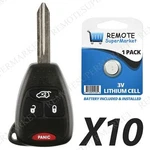 Lot Wholesale Bulk Entry Remote Key Fob For Dodge 06-07 Charger 06-10 Durango. Fixed Price $49.95.