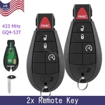 Fobik Remote Key For 2013 2021 Dodge Ram 1500 Button GQ4-53T 56046955AF. Fixed Price $19.79.