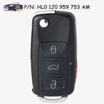 Flip Remote Key Fob 1J0 959 753 Am For Volkswagen Vw Beetle Golf Jetta Passat. Fixed Price $20.59.