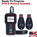 2 New Replacement Remote Key Fob And Tool Kit For 08-16 Chrysler Town & Country. Fixed Price $95.99.