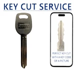 Key Cut Service + SUB1 / X251 Subaru Metal (JMA-SUB-1). Fixed Price $19.99.