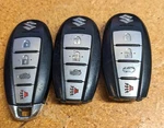 Lot Of 3 Oem Suzuki Smart Key Fob Remotes KBRTS009 4 Buttons. Fixed Price $135.00.