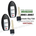 KBRTN001 For Nissan Murano 2005 2006 2007 Smart Remote Car Key Fob 285E3-CB80D. Fixed Price $39.96.