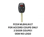Oem Electronic 4 Button Remote Head Key Fob For 2008-2012 Honda Accord Coupe. Fixed Price $38.95.