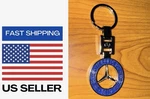 Metal Key Chain Ring For Mercedes Benz Amg Sport Emblem Car Double Sided Gift. Fixed Price $10.44.