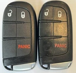 Factory Dodge Smart & Fob Lot- (2) Oem Button Keys 58066349AG 68066348AF. Fixed Price $20.00.