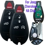 For 2014-2019 Jeep Cherokee Remote Fobik Key 5 Button 433MHZ 4A Chip. Fixed Price $25.49.