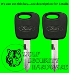 Lot Of 2 Ford F150 99-04 Heritage Oem Pats Transponder Electronic Chip Key Blank. Fixed Price $44.96.