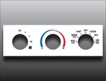 1992-1996 Ford Truck Bronco White Heater Control Overlay Hvac A/c. Fixed Price $18.99.