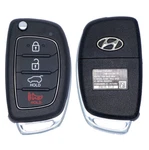 New Oem 13-16 Hyundai Santa Fe Flip Keyless Remote TQ8-RKE-3F04 95430-4Z100. Fixed Price $950.00.
