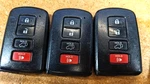 Lot Of 3 Oem Toyota Smart Key Fob Remotes HYQ14FBA Buttons. Fixed Price $90.00.
