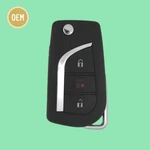 Toyota RAV4 2019-2023 Oem Button Flip Key GQ4-73T 89070-0R380 +new Blade. Fixed Price $45.00.