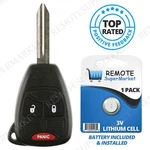 Replacement For Dodge 04-11 Dakota 04-13 Durango Remote Car Key Fob KOBDT04A. Fixed Price $9.95.
