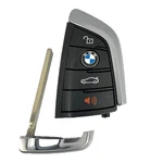 Oem Bmw Remote Fob + Uncut Key Insert Black N5F-ID21A (shp). Fixed Price $19.75.