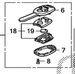 Genuine Honda Keyless Entry Transmitter 35118-TA0-C01. Fixed Price $89.08.