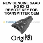 Saab 9-3 Key Fob Remote Transmitter Alarm New Genuine Oem 433MHZ Usa/ca 12783781. Fixed Price $156.99.