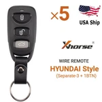 5X Xhorse XKHY21EN For Hyundai Remote Key 4 Buttons Tool MAX/VVDI2. Fixed Price $34.95.