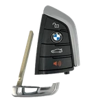 Oem Bmw Keyless Remote Fob + Uncut Insert 4B Black NBGIDGNG1. Fixed Price $79.65.