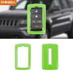 Green Car Key Fob Case Shell Decor Cover Trim Protector For Jeep Grand Cherokee. Fixed Price $18.99.