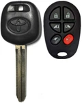 Toyota Sienna Transponder Chip 44D Dot + 6 Button Keyless Remote GQ43VT20T. Fixed Price $24.99.