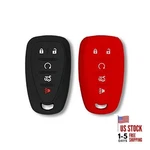 Autobase Silicone Key Fob Cover For Chevy Malibu Shape 1 Black And Red. Fixed Price $12.77.