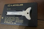 Lexus Flat Key Card - Emergency Use Code Included. Fixed Price $16.99.