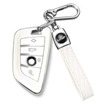 Qbuc Bmw Fob Cover With Leather Keychainfor 5 6 7 Series X1 X2 .... Fixed Price $24.99.