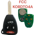 Replacement For 2004 - 2009 Dodge Durango Remote Car Key Fob KOBDT04A. Fixed Price $14.99.
