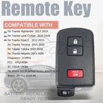 Fit Toyota Highlander Priusc Tacoma Tundra Keyless Remote Fob HYQ14FB 2110 Board. Fixed Price $37.94.