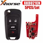 5 Xhorse XKBU21EN Universal Wire Remote Key For Buick Style 4 Buttons Vvdi. Fixed Price $39.95.