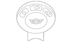 Genuine Mini Keyless Entry Transmitter 61-30-3-456-372. Fixed Price $300.53.