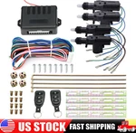 Keyless Entry Car Alarm Security System + 4 Door Power Lock Actuator Motor Kit. Fixed Price $35.99.