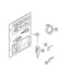 Genuine Mopar Blank With Transmitter Key 68638485PC. Fixed Price $167.31.