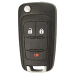 KEYLESS2GO Replacement For Remote 3 Button Flip Car Fob 1, Black. Fixed Price $23.46.