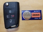 Genuine Oem 4 Btn 2017-20 Volkswagen Flip Key Remote 5G6959752ACR NBGFS12A01. Fixed Price $12.95.