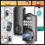 Keyless Entry Smart Door Lock With Built-in Wifi, Fingerprint Access, Easy Insta. Fixed Price $84.99.