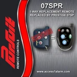 New Prestige 1-WAY Remote Control For Discontinued Pursuit 07SPR Elvatgb. Fixed Price $44.99.