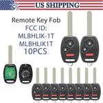 Lot 10 Car Key Fob Entry Remote 3BTN For 2007 2013 Honda Cr-v Crv MLBHLIK-1T. Fixed Price $65.99.