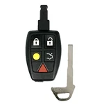 Oem Volvo Keyless Remote Fob 5B + Uncut For - LTQV0315 (shp). Fixed Price $89.75.