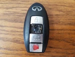 2007 12 Infiniti G25 G35 G37 Smart Key Remote Fob KR55WK48903 4-BUTTON Worn. Fixed Price $19.95.