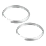 Acropix Aluminum Alloy Car Remote Key Fob Cover Shell 1.89'', Silver Tone. Fixed Price $16.97.