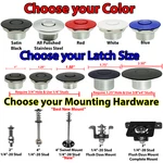 Quick Usa Made Hood Pins Push Button Release Pro Series Latches. Fixed Price $24.95.