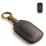 Qbuc For Toyota Tundra Genuine Leather Key Fob Cover, 4 Button Holder Pro.... Fixed Price $26.43.
