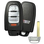 Oem Unlocked 2008-2017 Audi S5 Logo Prox Smart Key Comfort Access IYZFBSB802. Fixed Price $49.99.