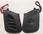 Lexus Oem Factory Key Fob Protector Cover Black / Red Stitch PT420-00184-L4. Fixed Price $22.95.