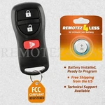 Replacement For Nissan Infiniti Keyless Entry Remote Car Fob 3B. Fixed Price $6.95.