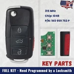 For Vw Volkswagen Eos Golf Gti Jetta Rabbit 2006-2009 Remote Key Fob 1K0959753P. Fixed Price $12.78.