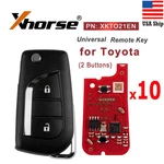 10X Xhorse XKTO21EN For Toyota Remote KEY2 Buttons Tool Max /VVDI2. Fixed Price $38.95.