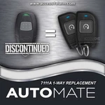 Discontinued Automate 7111A Replacement Remote Control Pair New 7115A EZSDEI471H. Fixed Price $72.99.