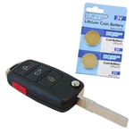 Folding Flip Key Shell Fob +2 Batteries For Vw Cc Eos Gti Jetta Rabbit 2000-11. Fixed Price $8.95.
